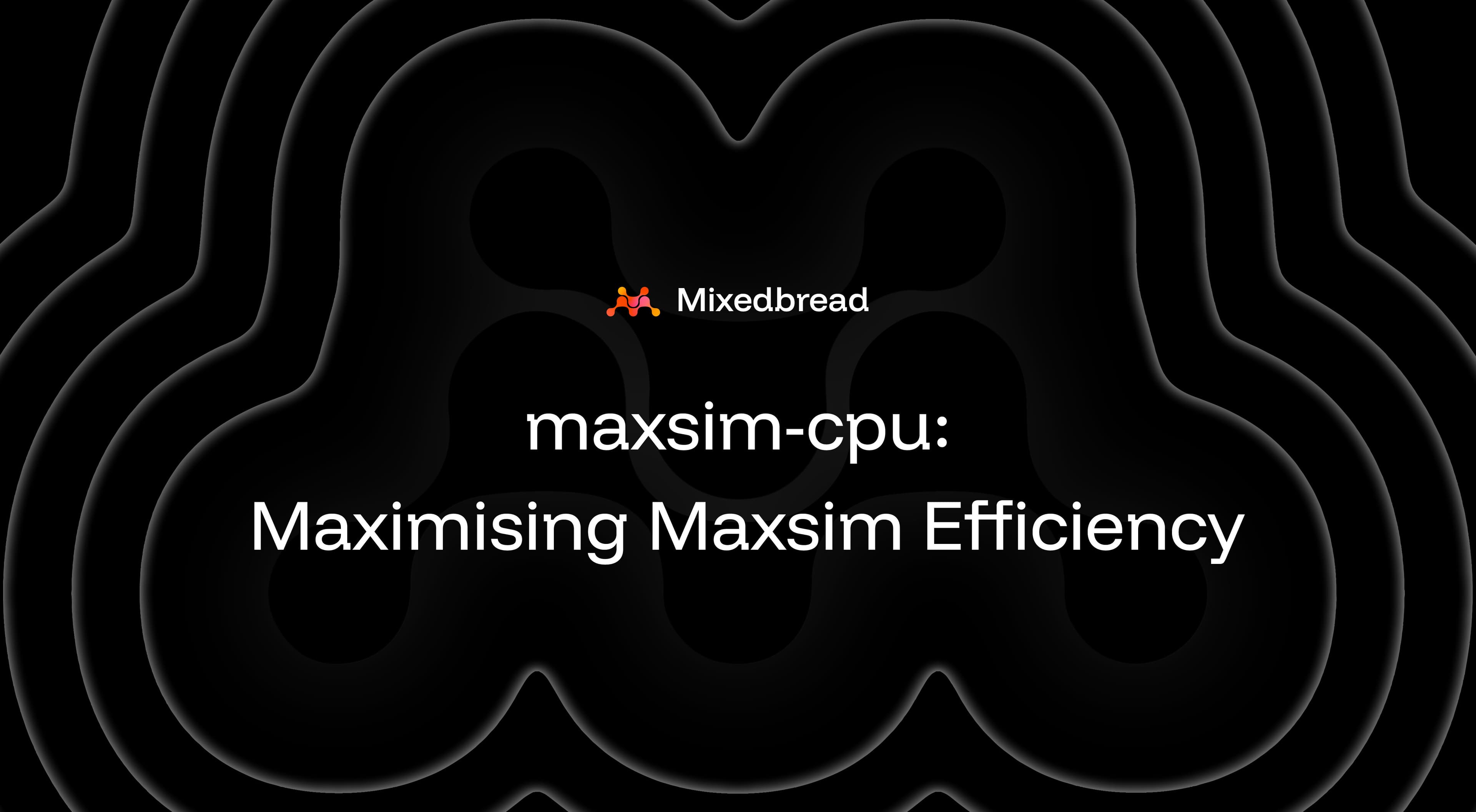maxsim-cpu: Maximising Maxsim Efficiency