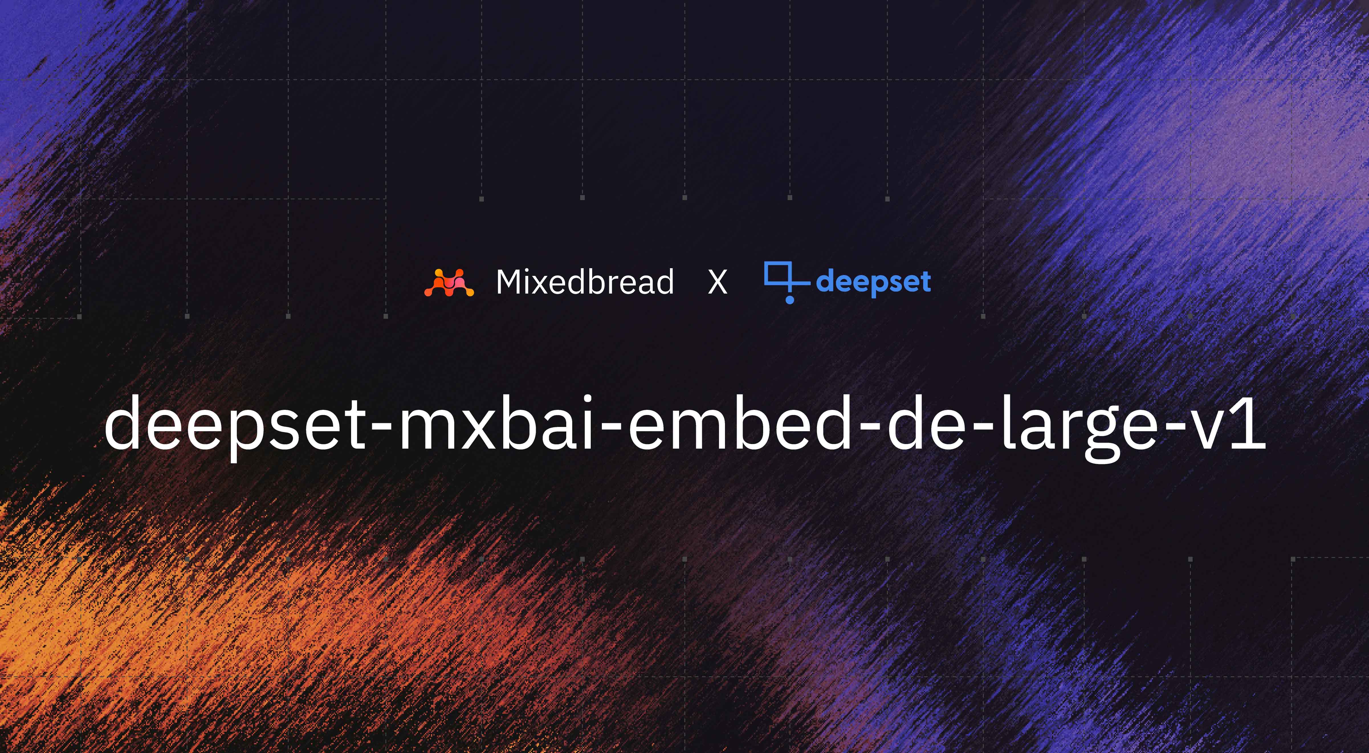 Open Source Gets DE-licious: Mixedbread x deepset German/English Embeddings