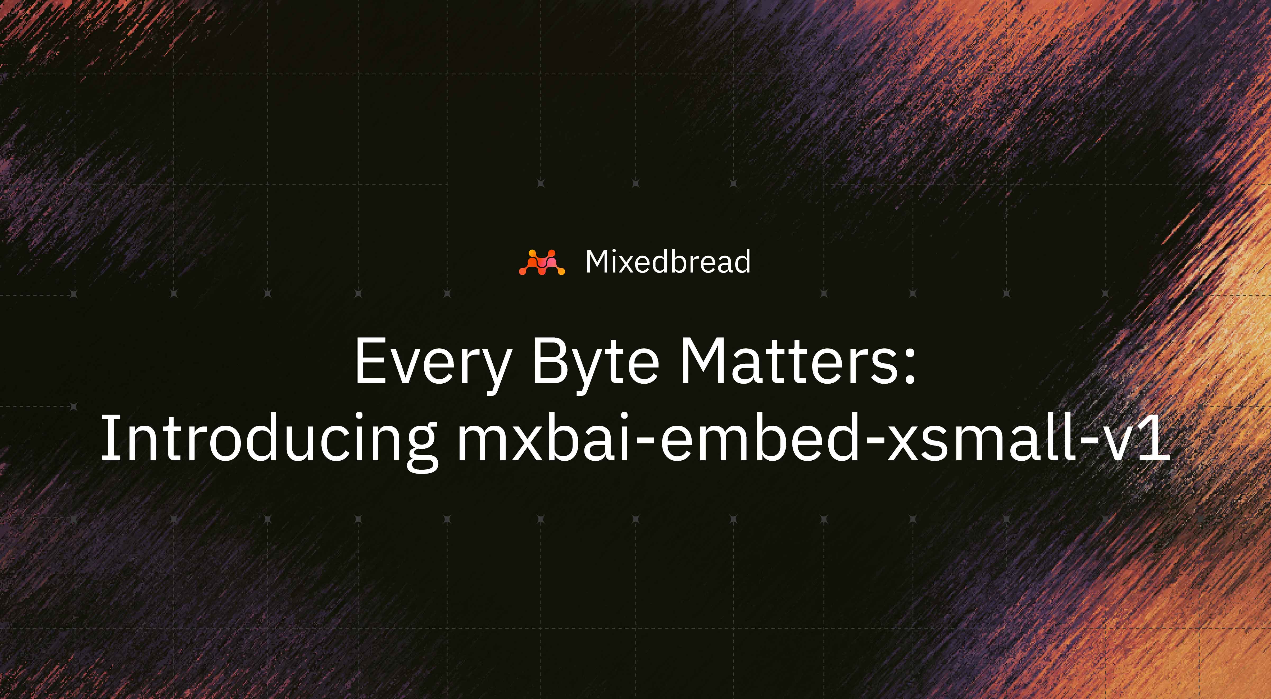Every Byte Matters: Introducing mxbai-embed-xsmall-v1